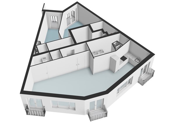 Floorplan - Moreelsestraat 1B, 1071 BJ Amsterdam